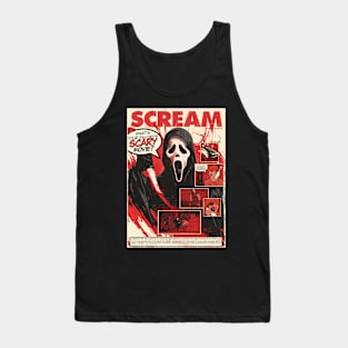 Horror Movie Comic Tank Top